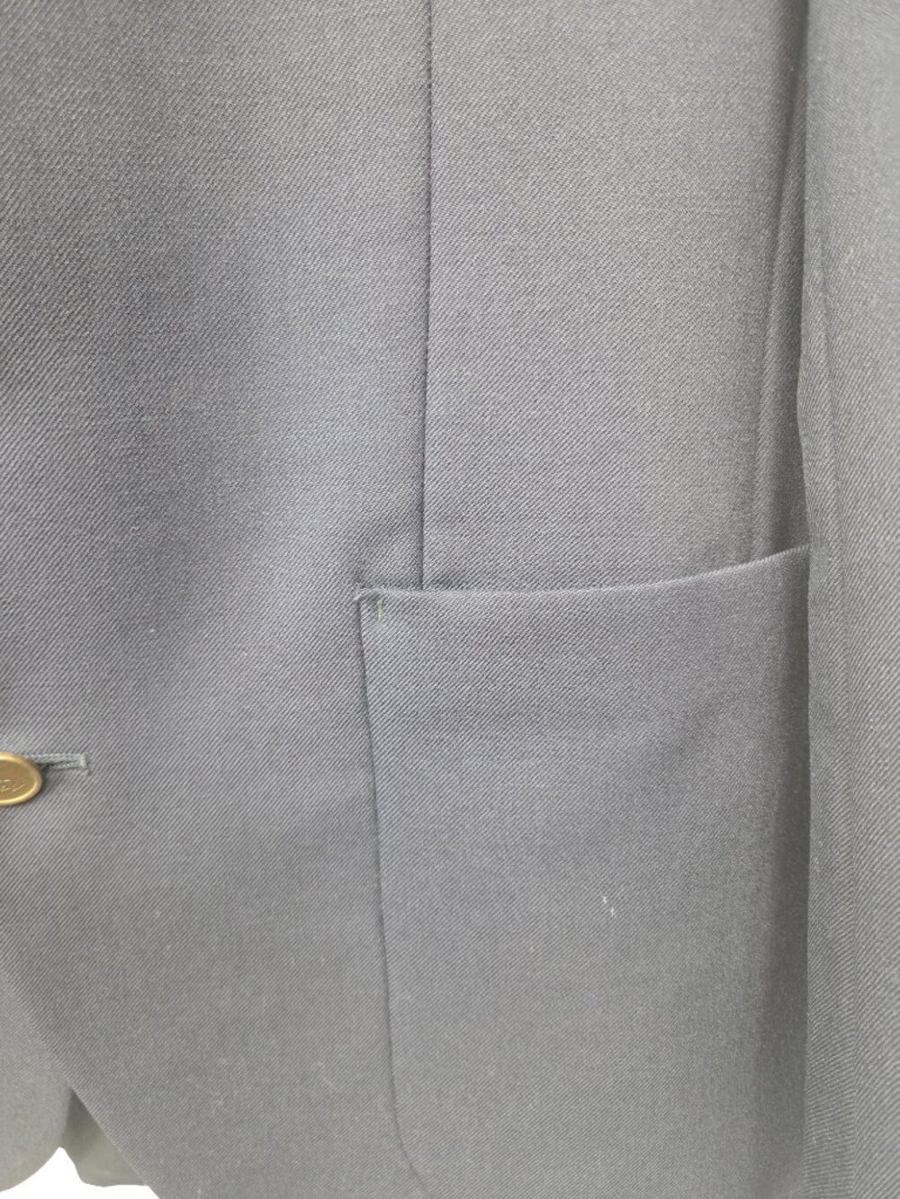 Vintage Yves Saint Laurent Monsieur Men’s Navy Wool Blazer – Made in France - Picture 7 of 14